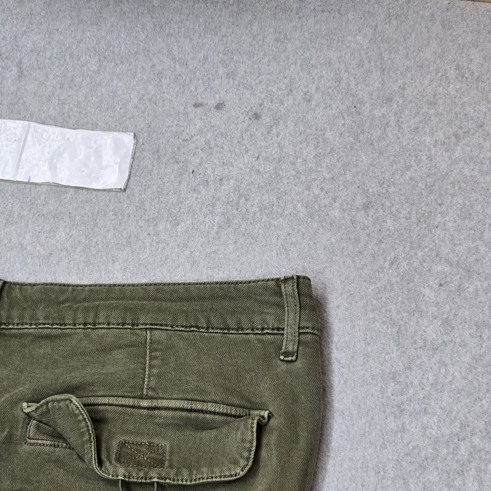 American Eagle Outfitters Women Pants 12 Green Cargo Wide-Leg High Rise Baggy - Picture 9 of 15